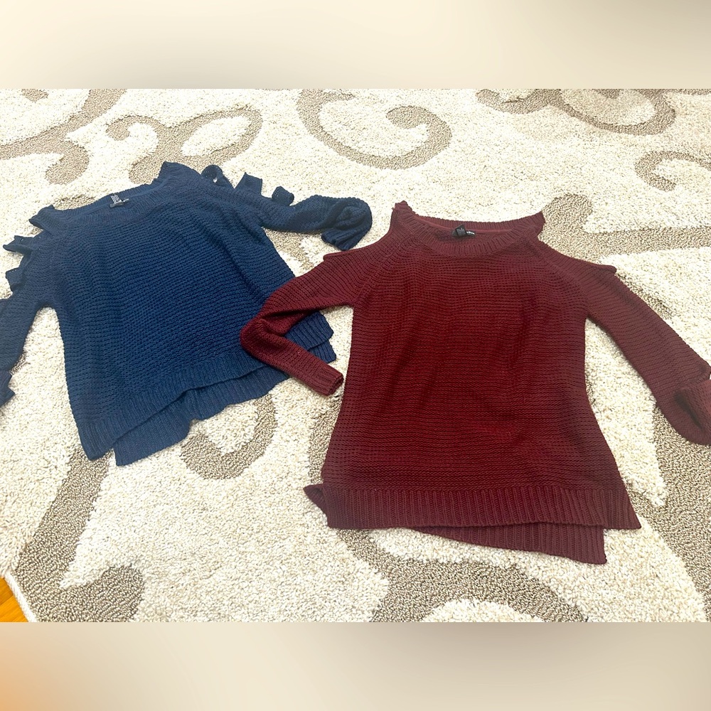 Aqua fall sweater bundle
